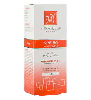 کرم ضدآفتاب بی رنگ "مای" spf60 پوست خشک و نرمال